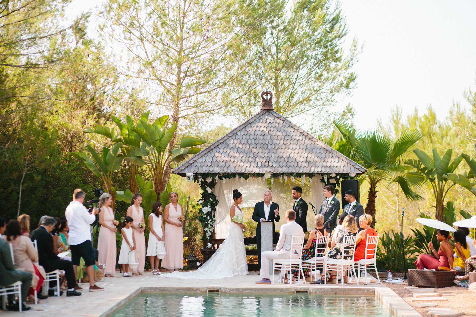 wedding by a pool ibiza