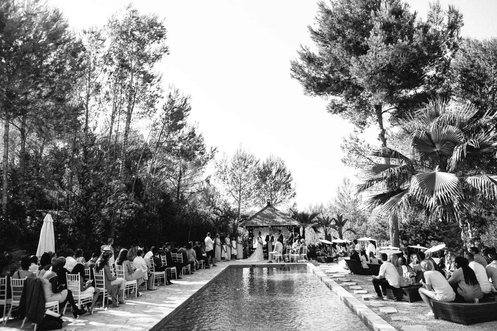 ibiza wedding photographer pool