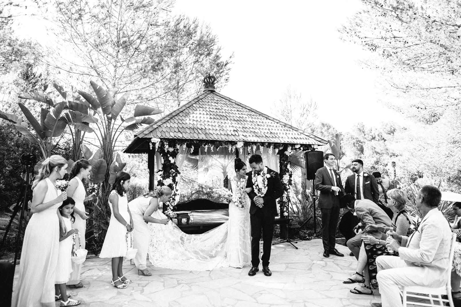 poolside wedding ibiza