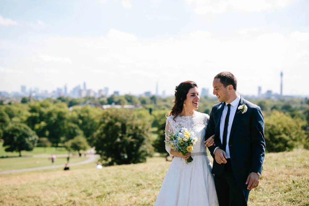 London Wedding Photographer - Primose Hill for Jamie and Julia