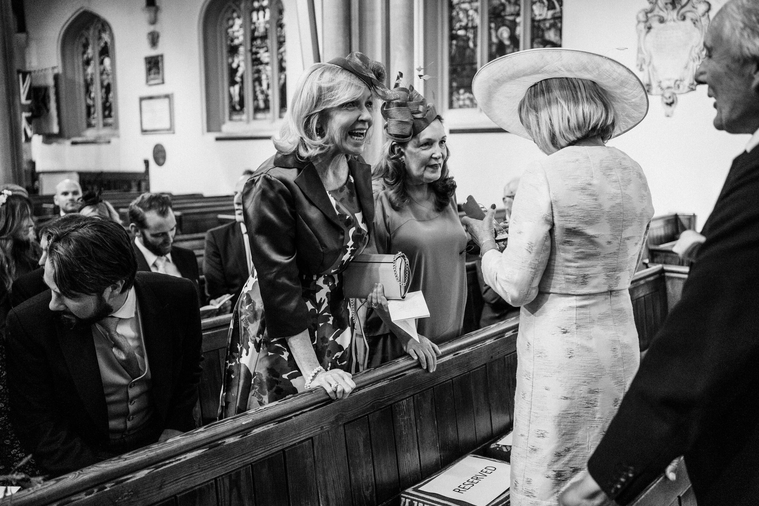photo of guest in church in Fulham