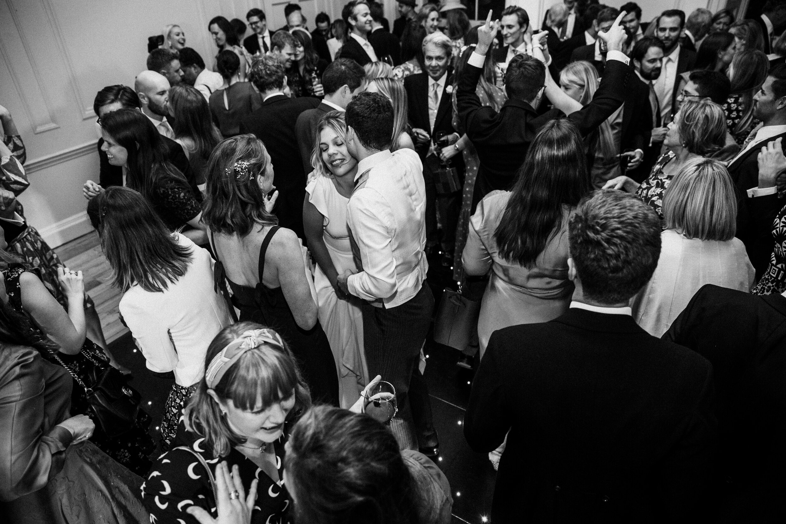 dance floor at wedding Fulham Palace