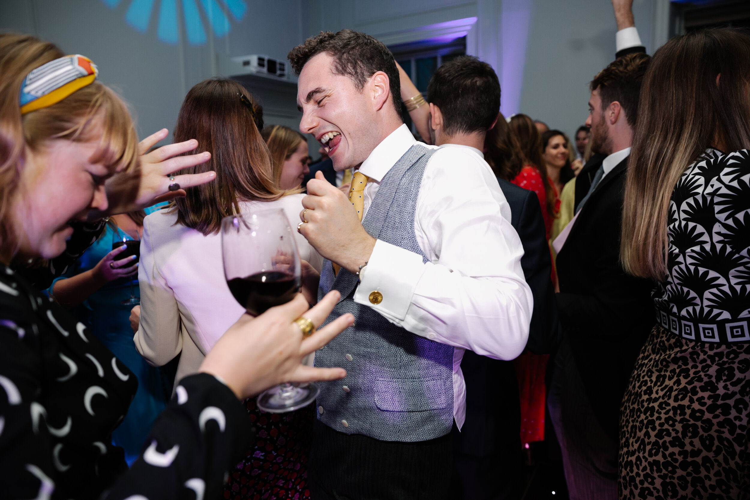 dance floor at wedding Fulham Palace