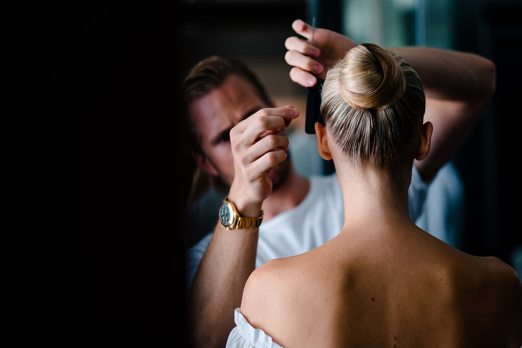 wedding hair bun