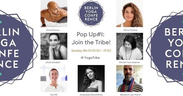 Join us for the Berlin Yoga Conference pop up #1 the 26 January. 10:30 - 19:30
details in the bio