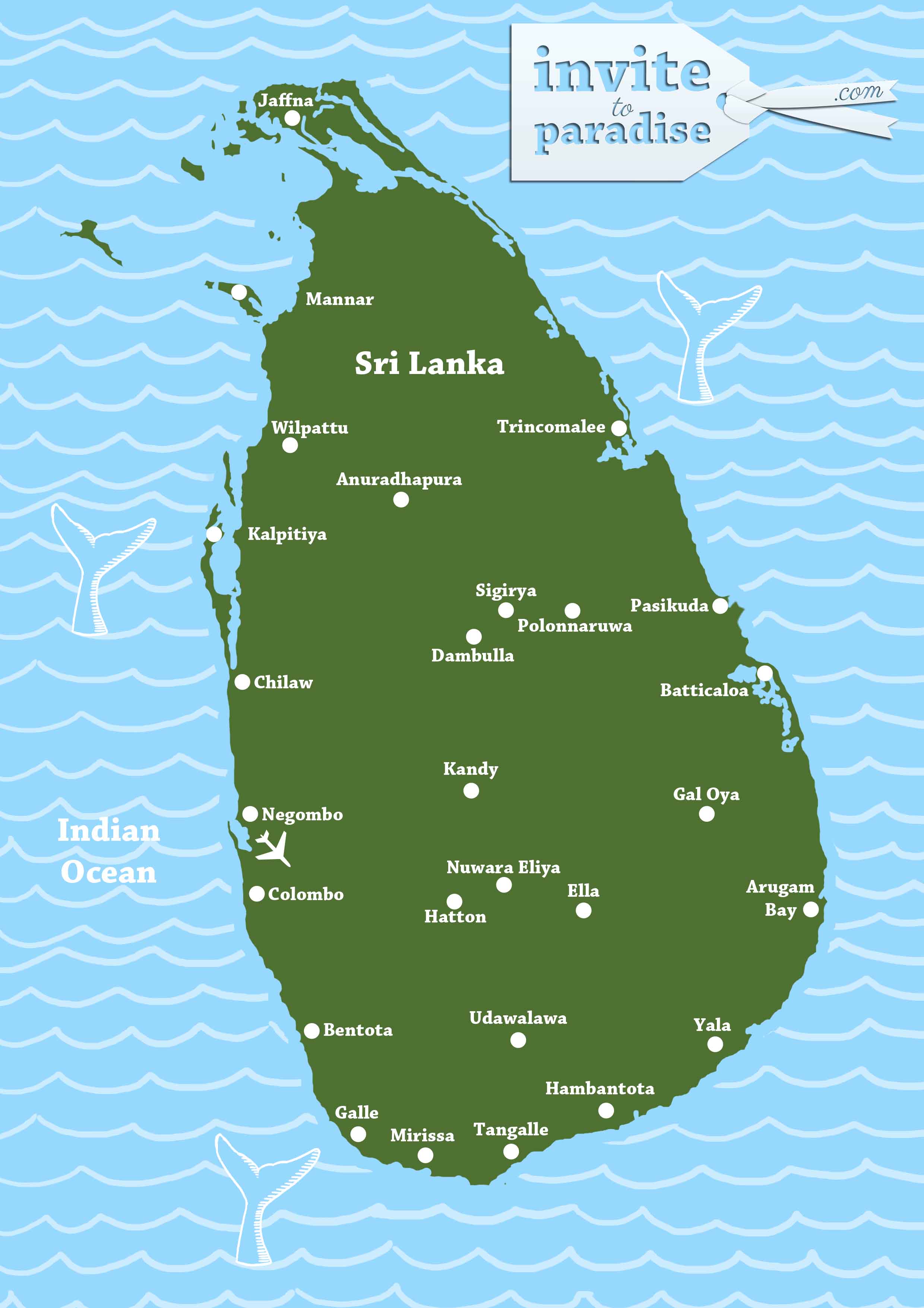 mountains in sri lanka map