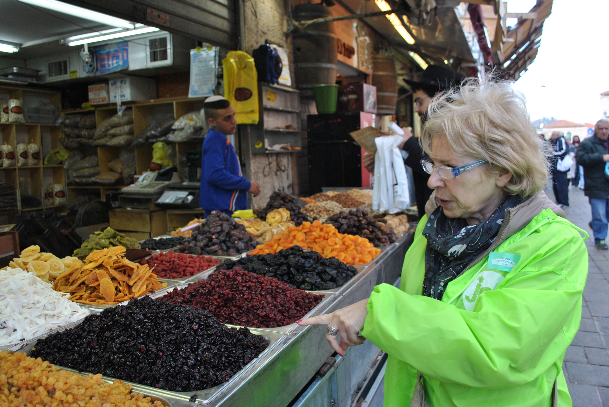 Halina visiting Jerusalem for the first time.