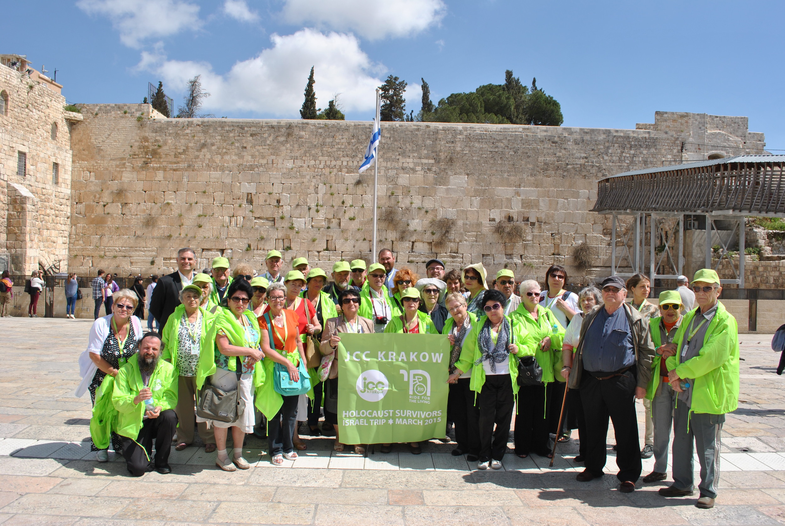 Incredibly excited and moved to be together at the Kotel