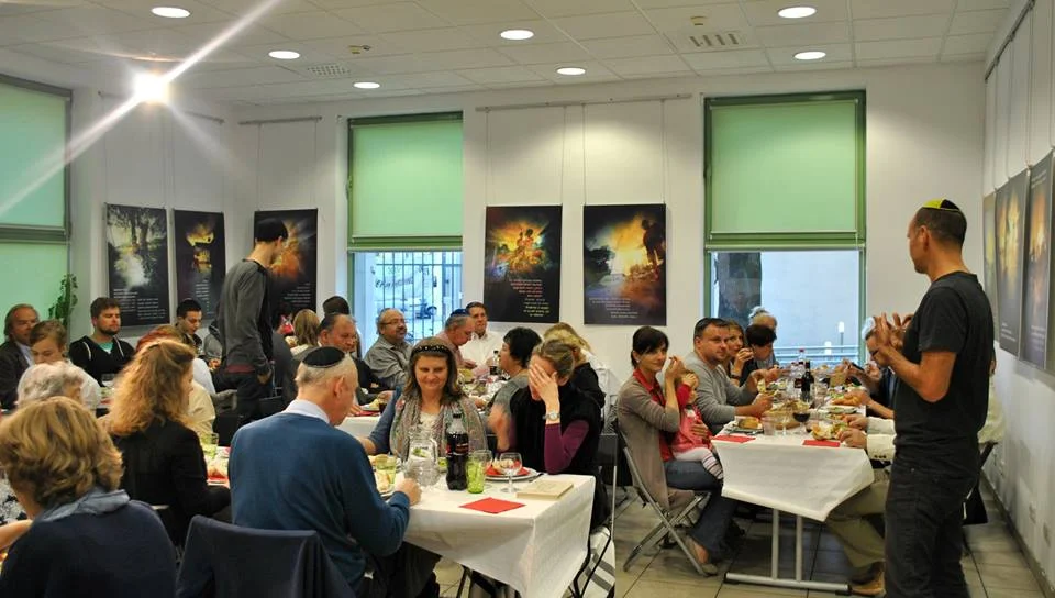 Pre Yom Kippur Meal at JCC Krakow