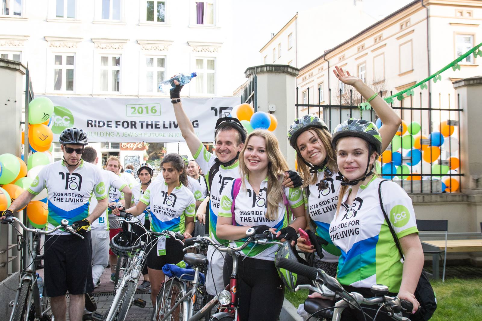 Magda, Justyna & Sylwia after finishing the 2016 Ride For The Living