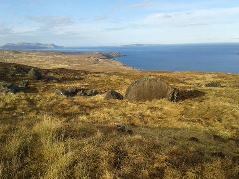 Looking towards Rhum from Skye