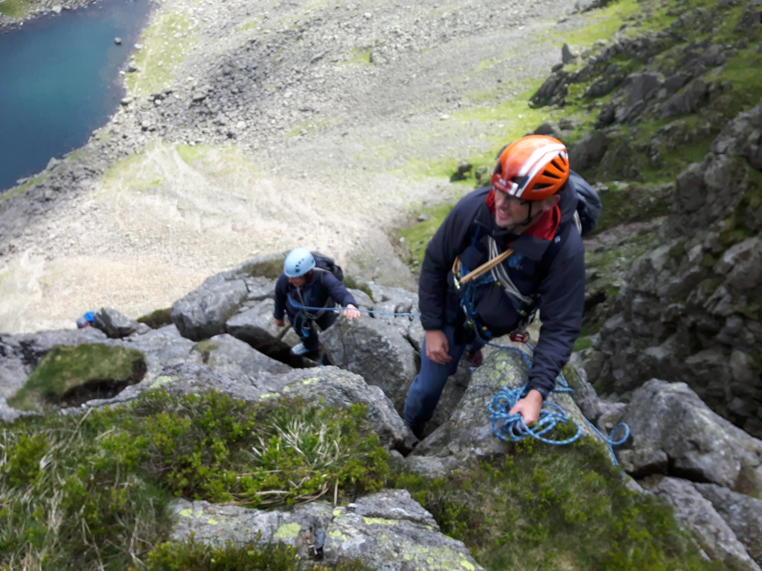 On Dow Crag, above Goat's Water