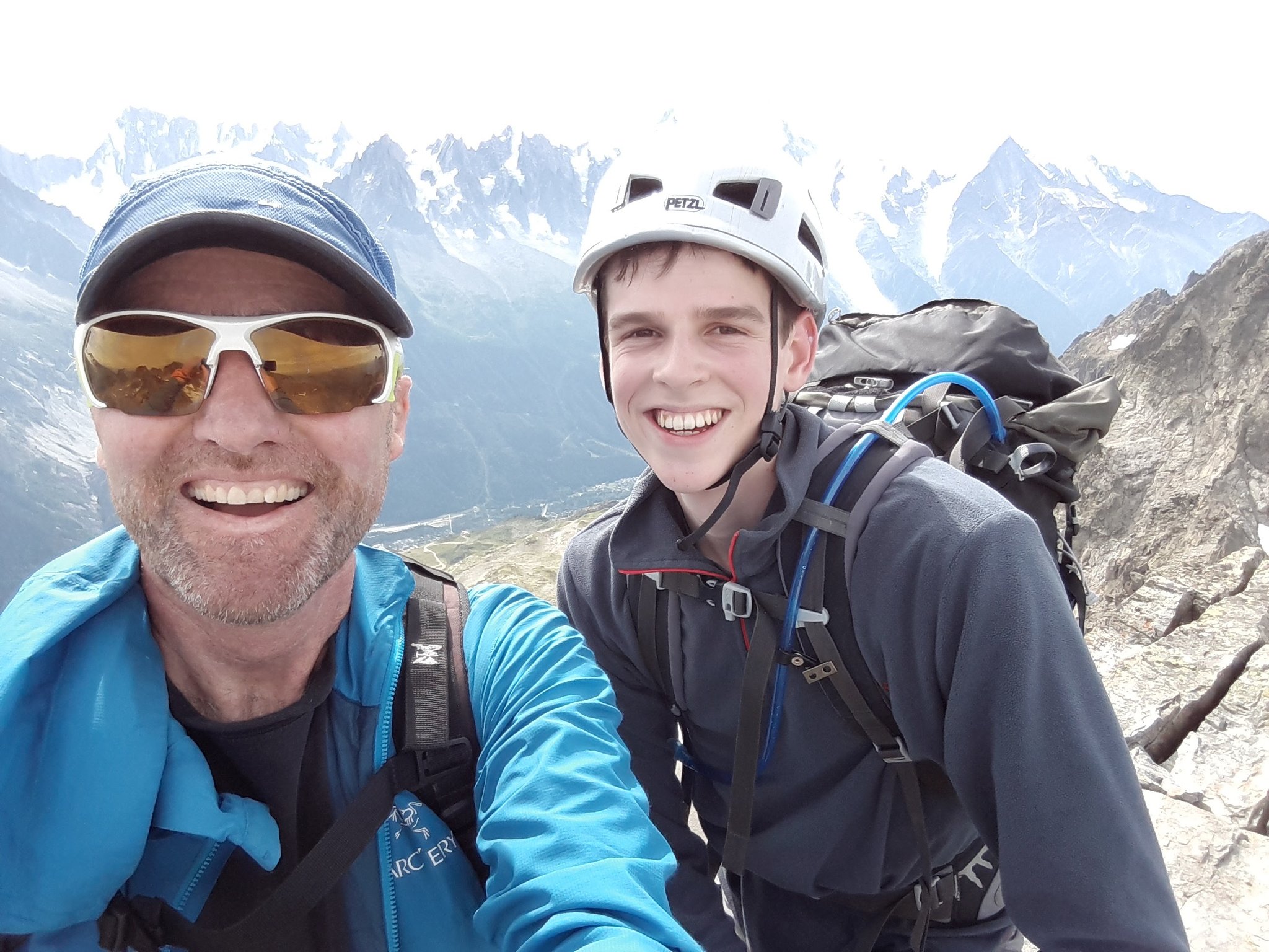 Climbing in the Aiguilles Rouges with Matt