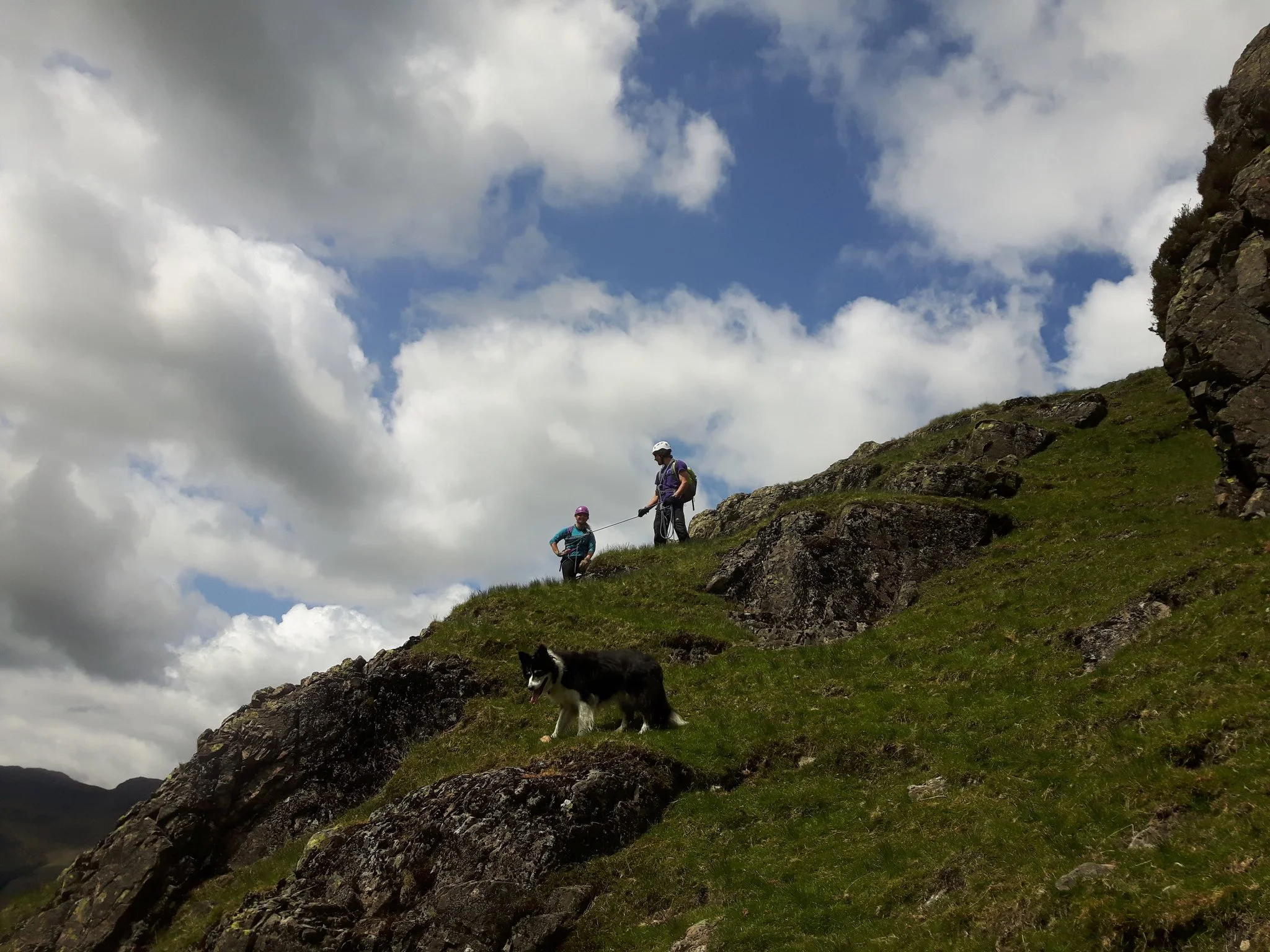 Short roping training in the lake district