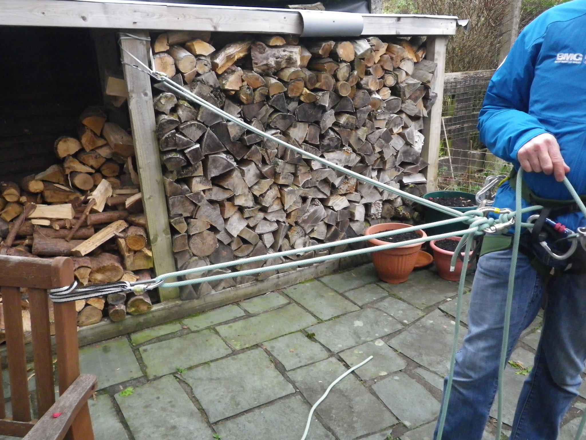 Two out-of-reach anchors