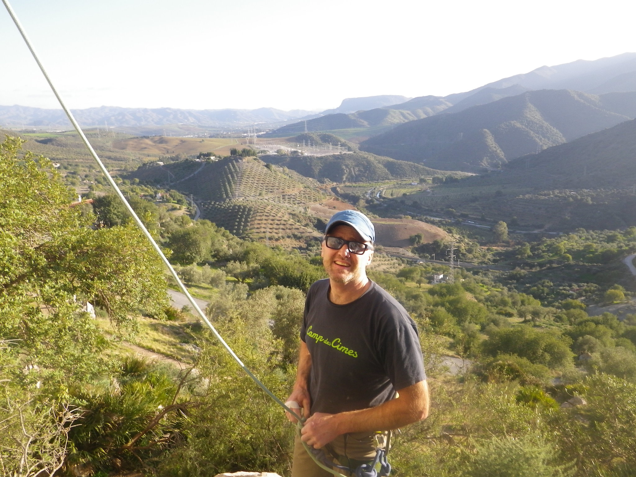 Belaying at Las Encantadas