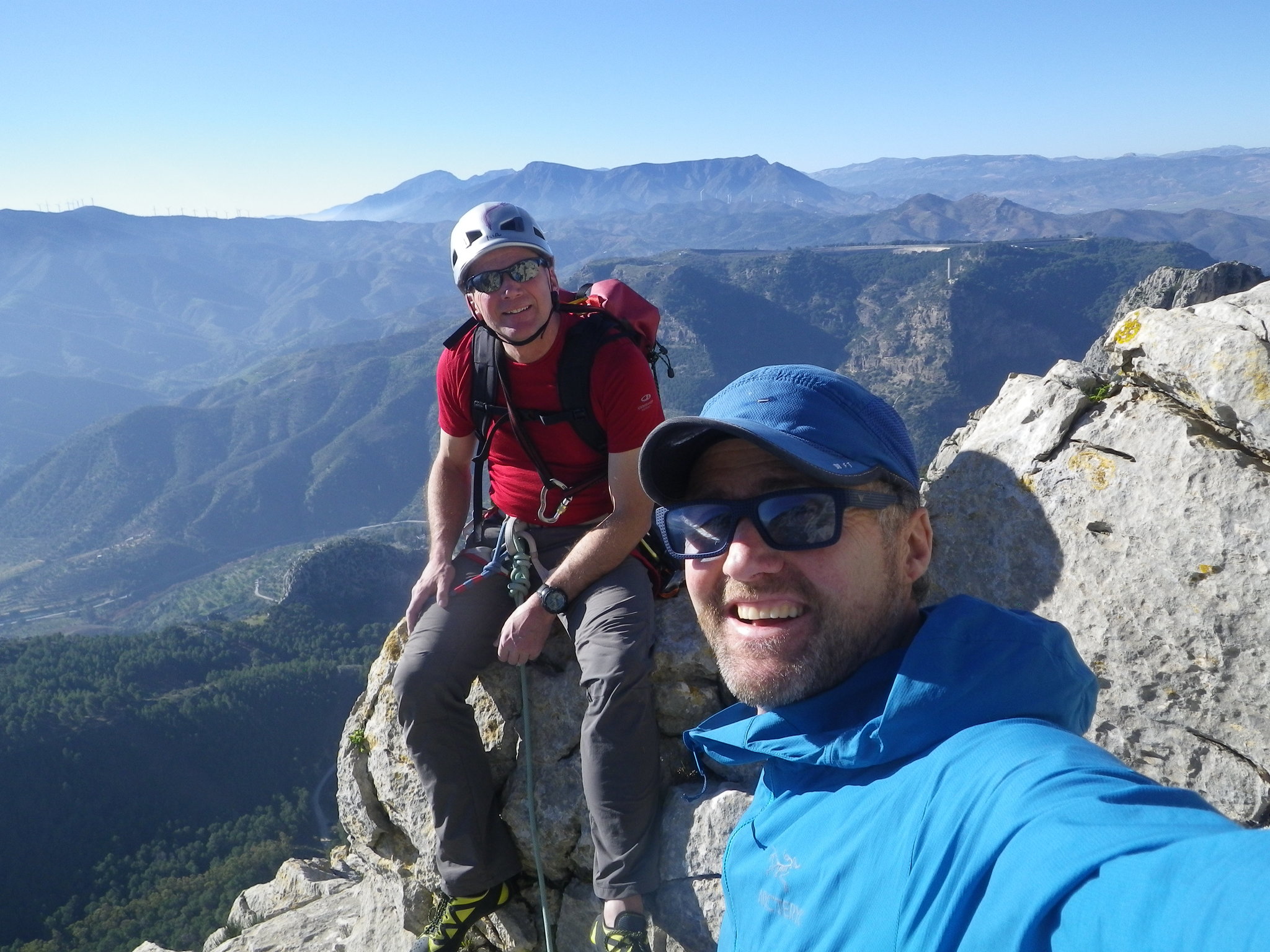 At the top of Rogelio, Escalera Arabe, with Jon Chamberlain