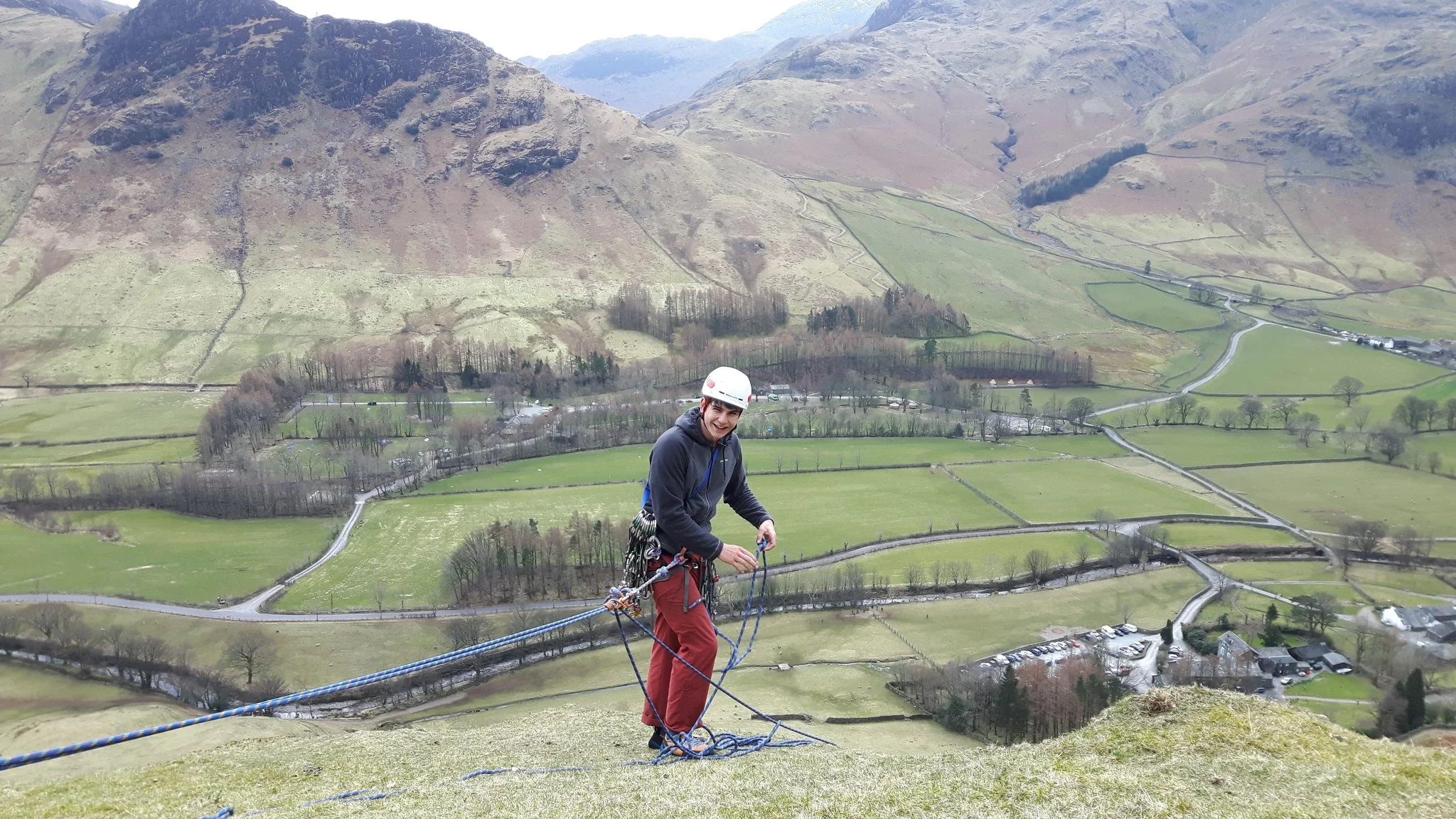 Single Pitch Award course in the beautiful Langdale valley