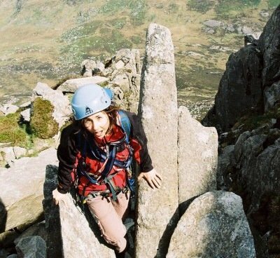 First mountain route on Tryfan, aged 18