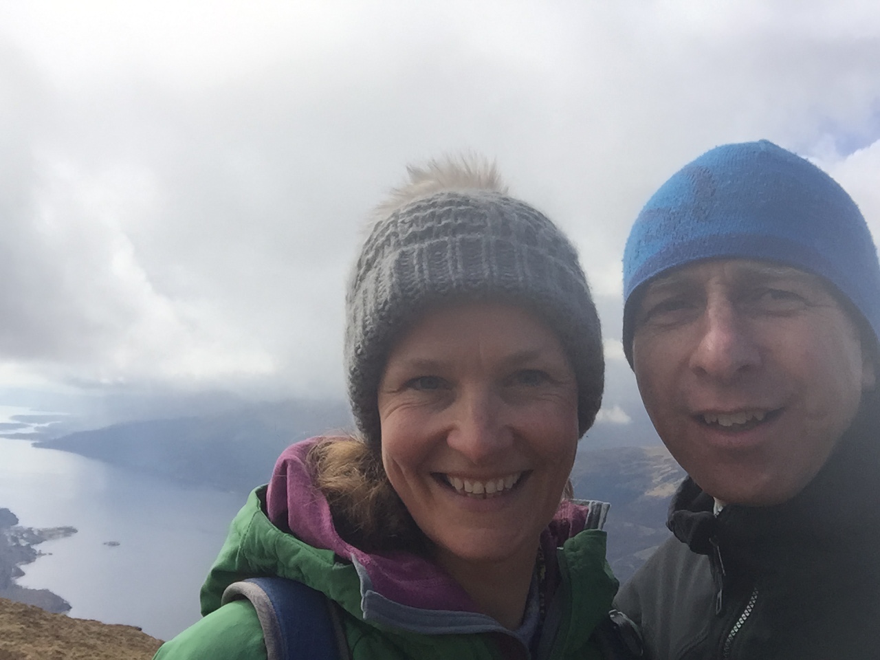 Munro bagging with wife Share