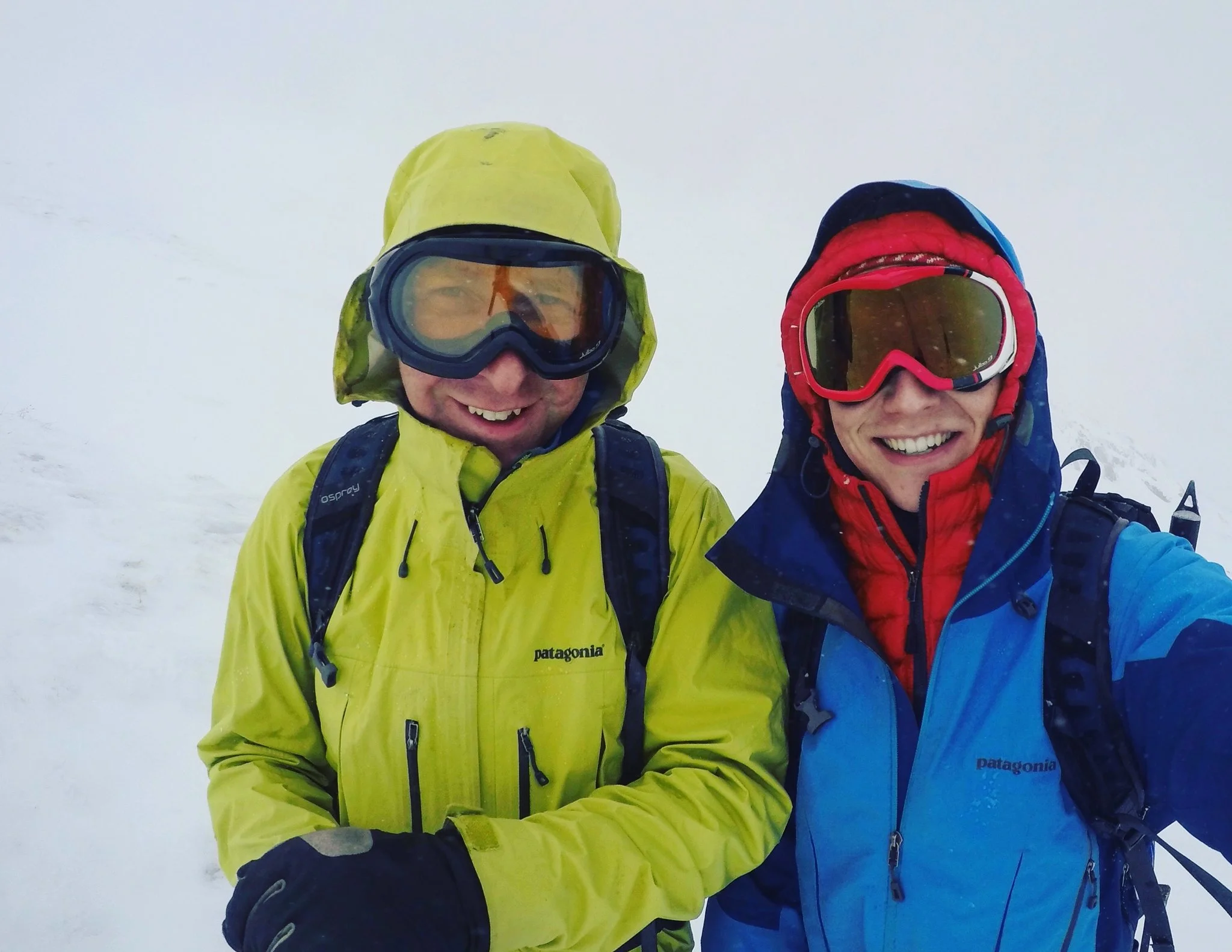 Ski touring in Scotland with oldest son Zach