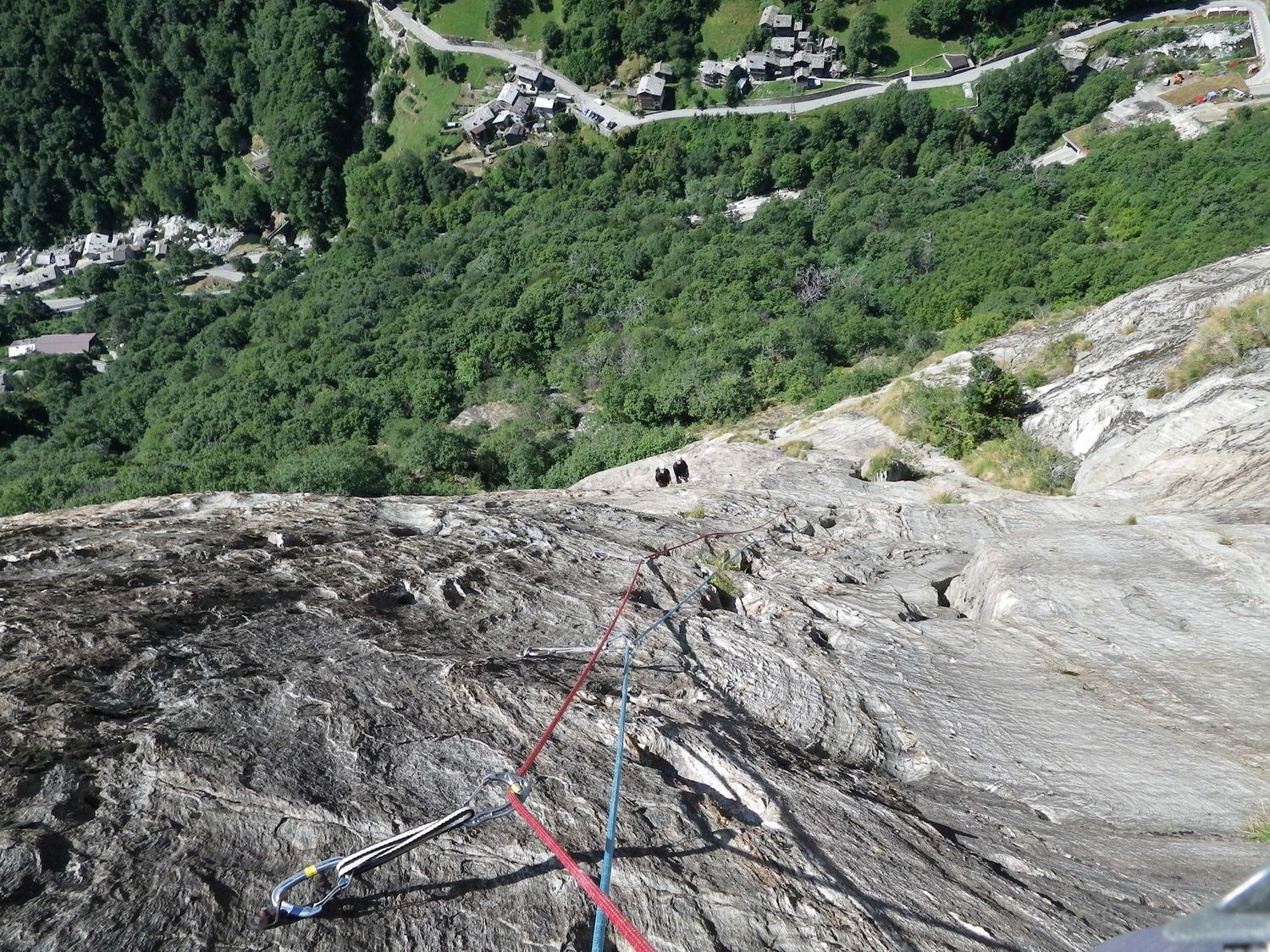  Rock climbing in the Val d’Aosta, Italy 