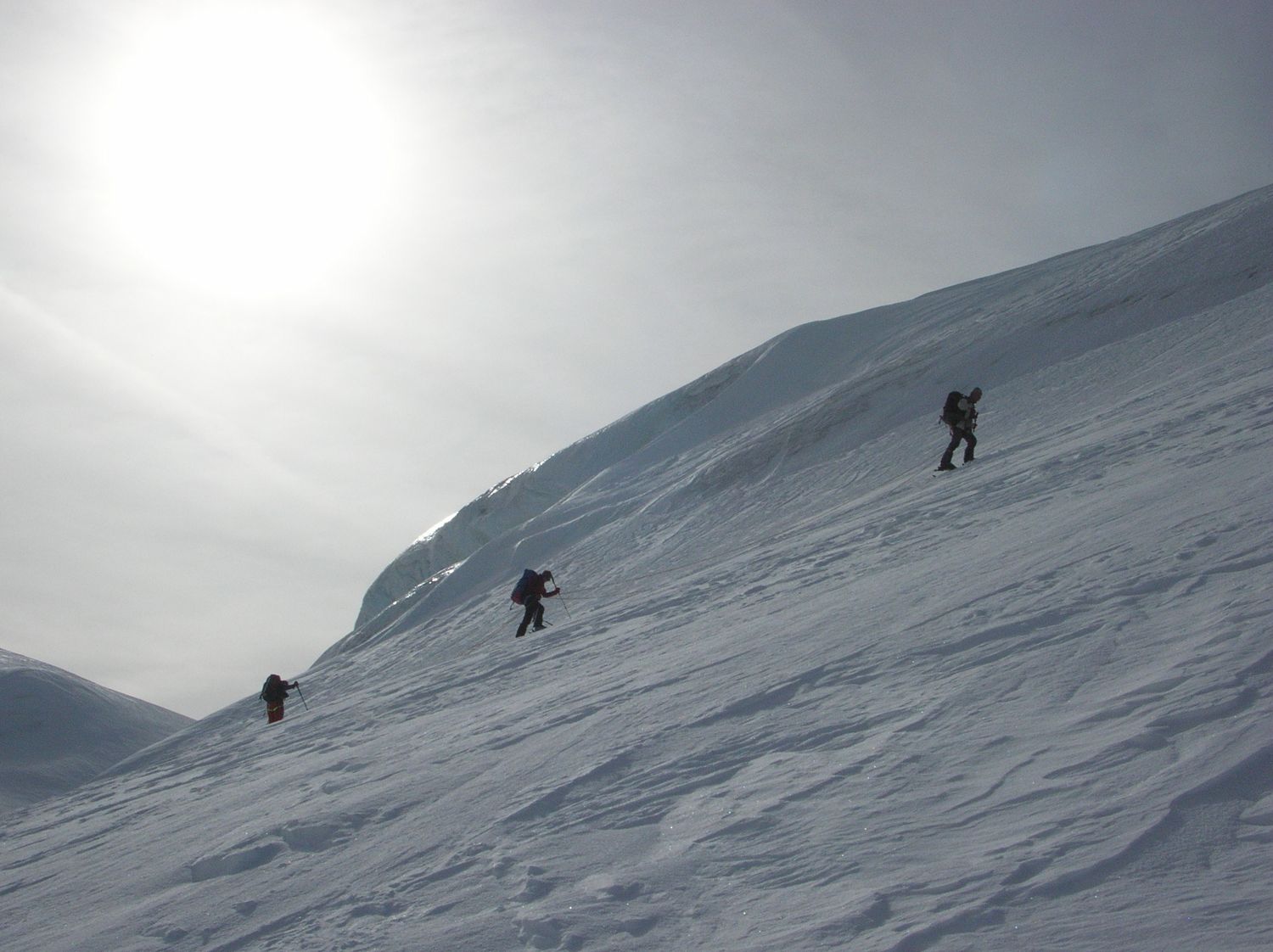  Approaching the summit of the Pigne d’Arolla 