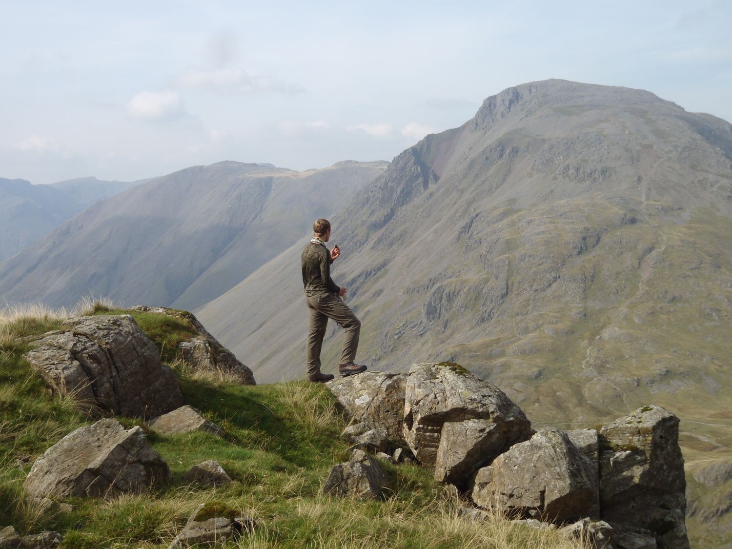  Classic Lakeland Mountains: looking towards Great Gable - Chris Ensoll Mountain Guide 