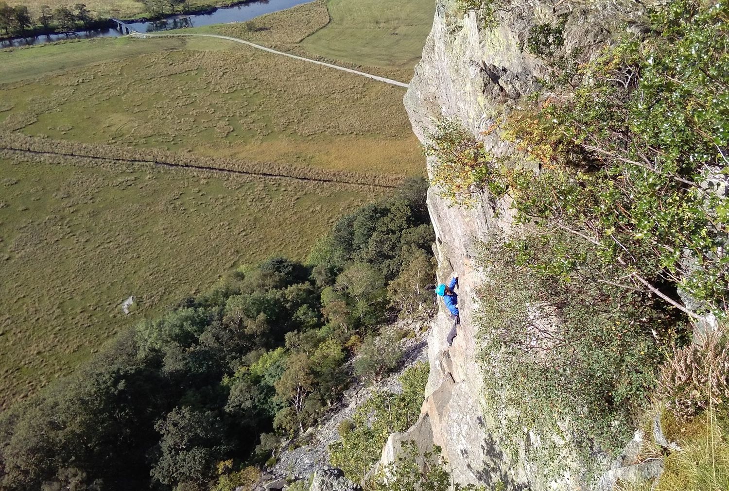  Rock climbing on Shepherd’s Crag, Borrowdale - Chris Ensoll Mountain Guide 