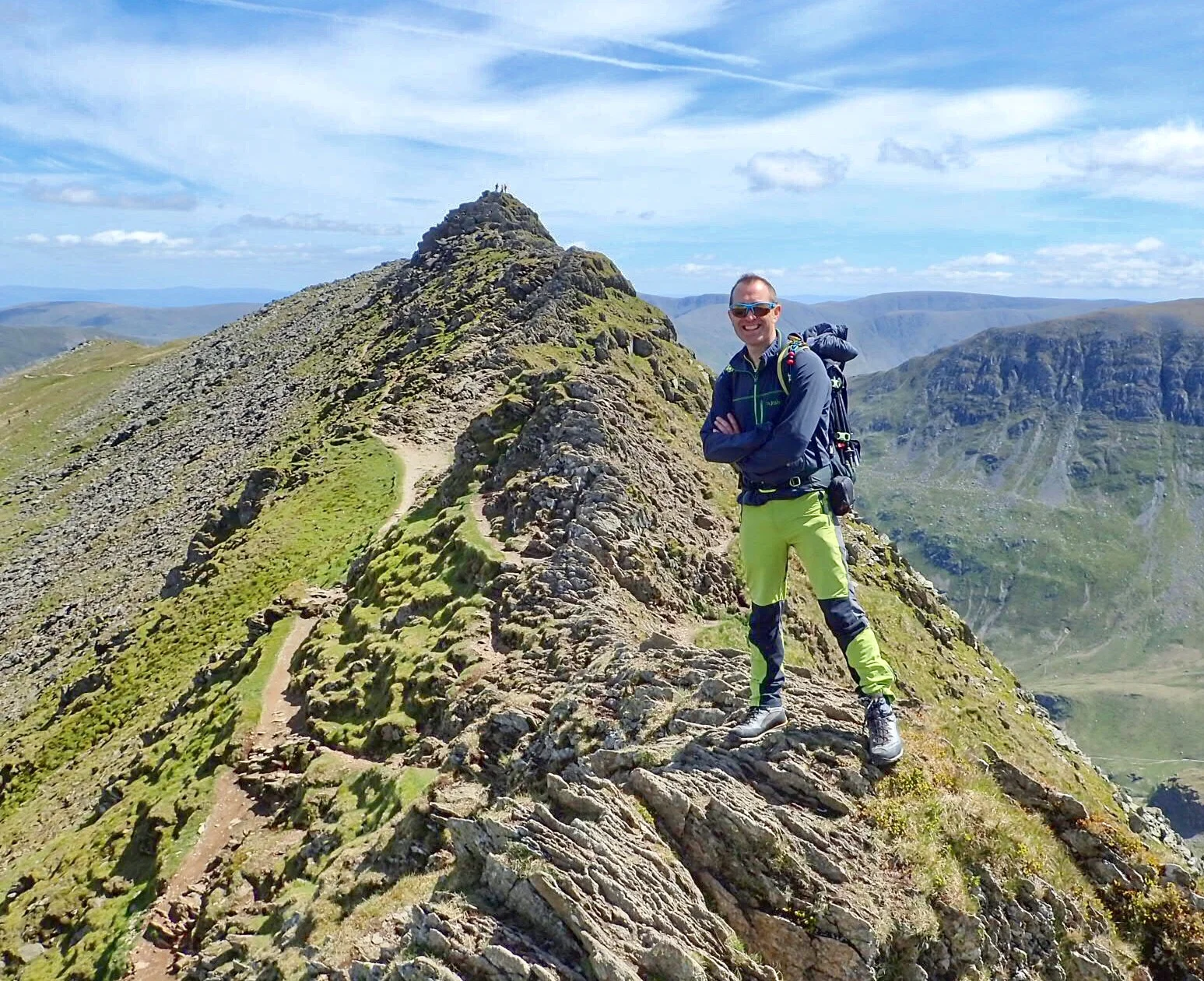 On Striding Edge, Helvellyn, Lake District