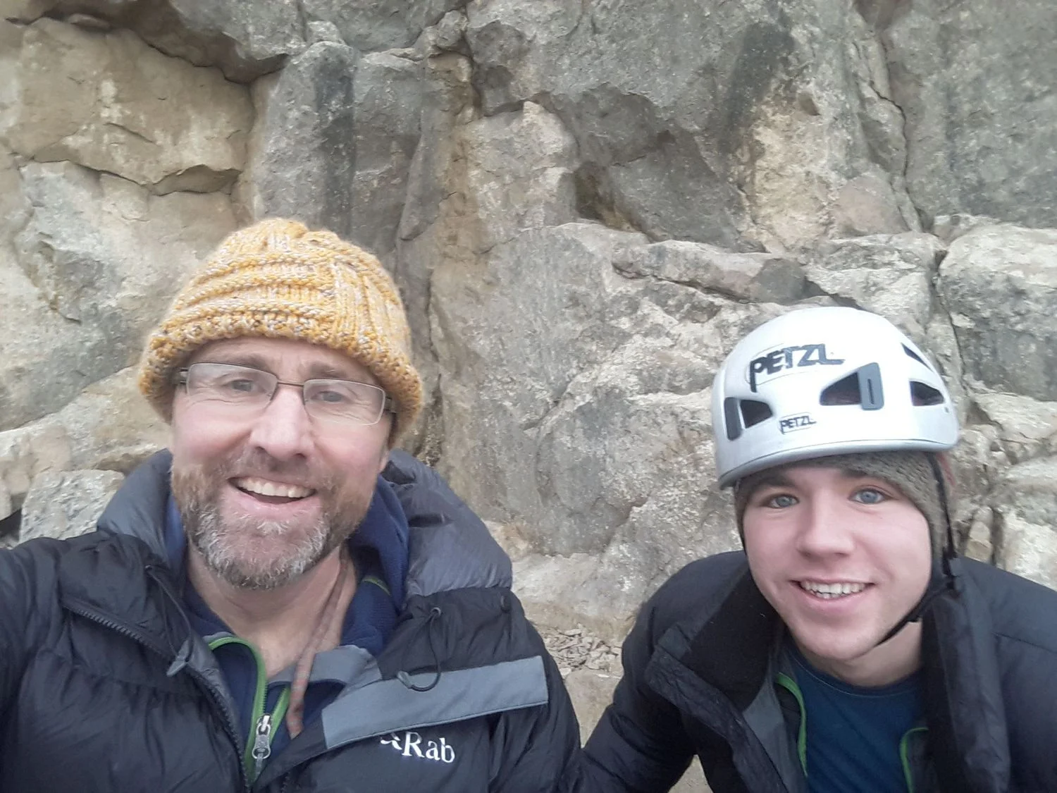 November: climbing trip to Swanage with Jon Lawson