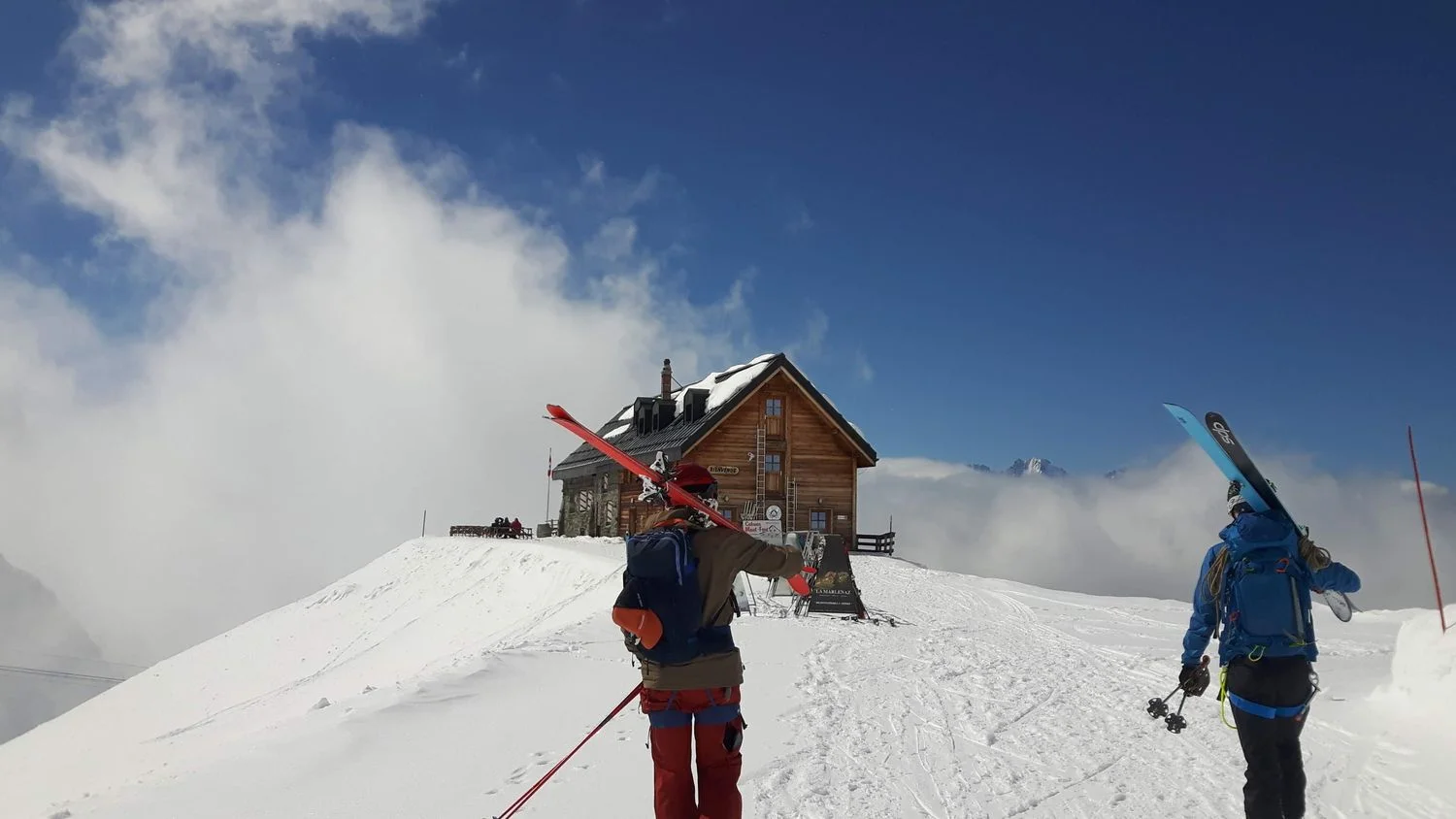 Day one: approaching the Mont-Fort hut