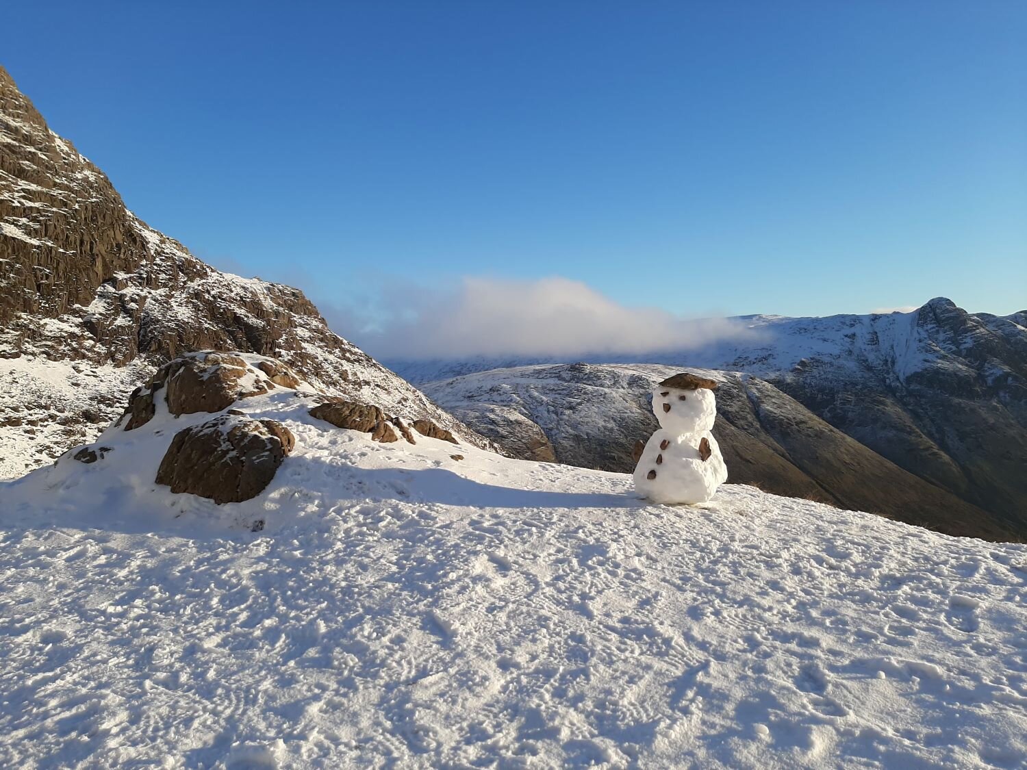  Winter walking in the Lake District - Chris Ensoll Mountain Guide 