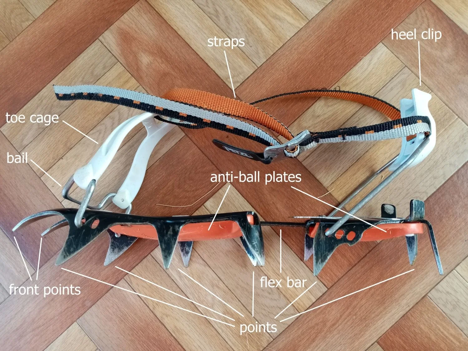 Petzl Vasak Leverlock Universel - Crampons