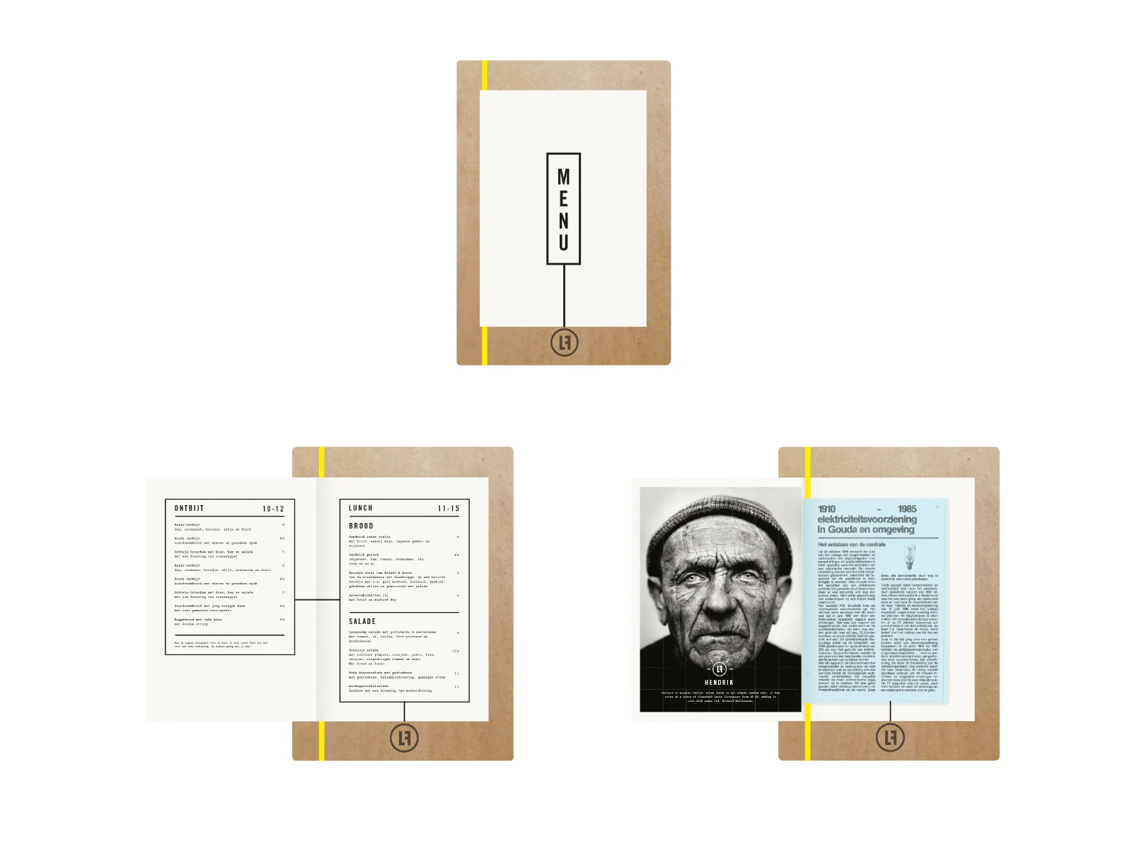 Design of the menu