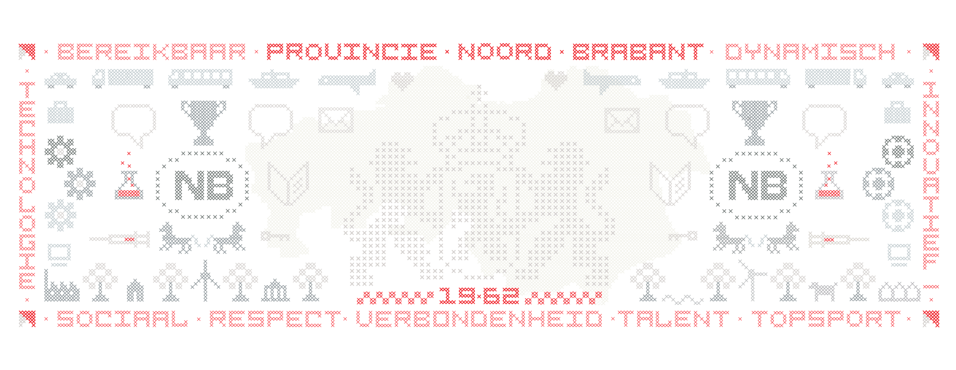 Graphic design of the embroidery
