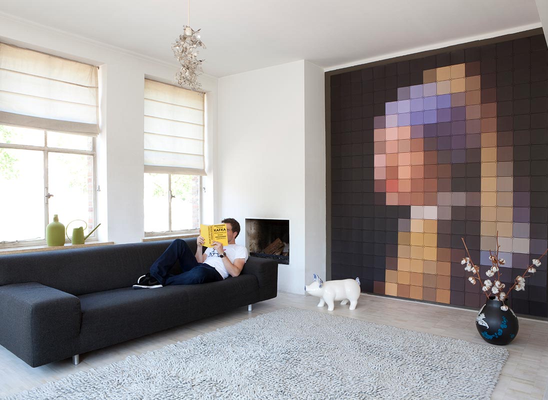 Design of the Girl with a Pearl Earring pixel