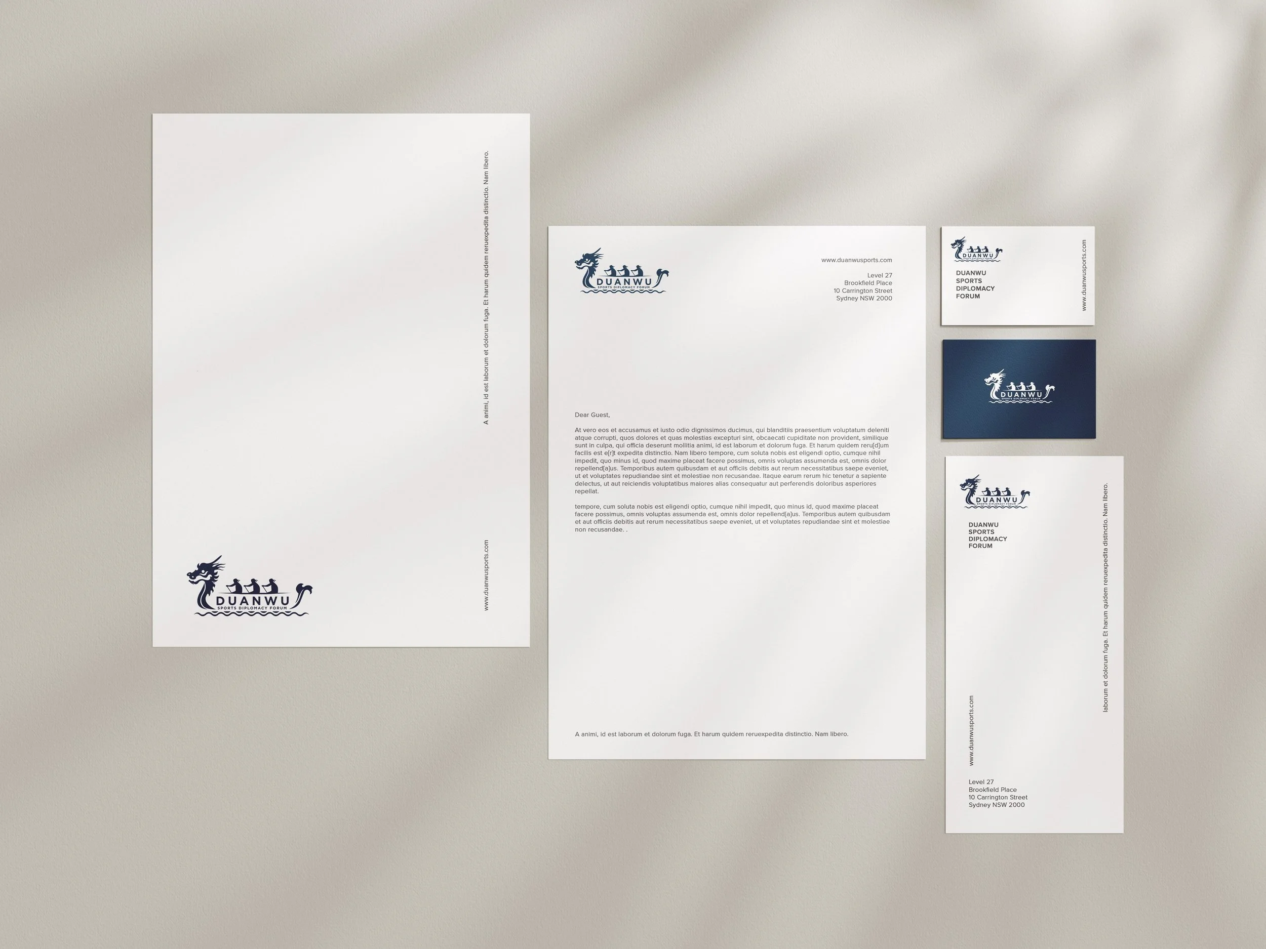  Stationary design for Duawu event 