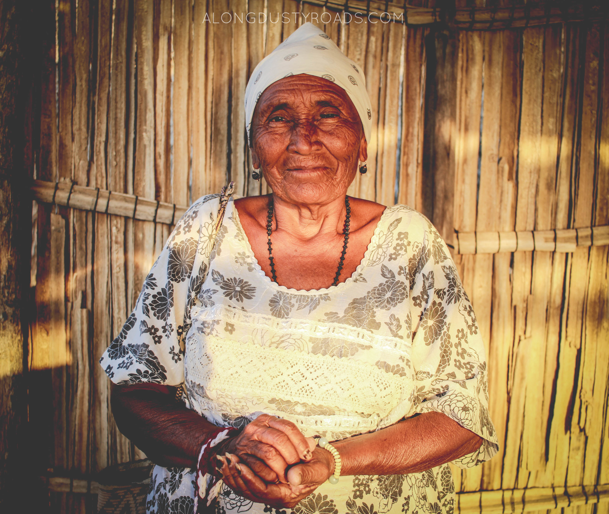 Wayuu女人La Guajira哥伦比亚
