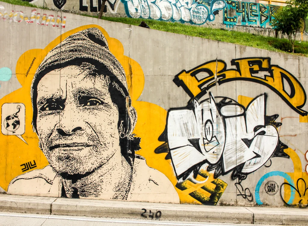 street art bogota colombia - alongdustyroads.com