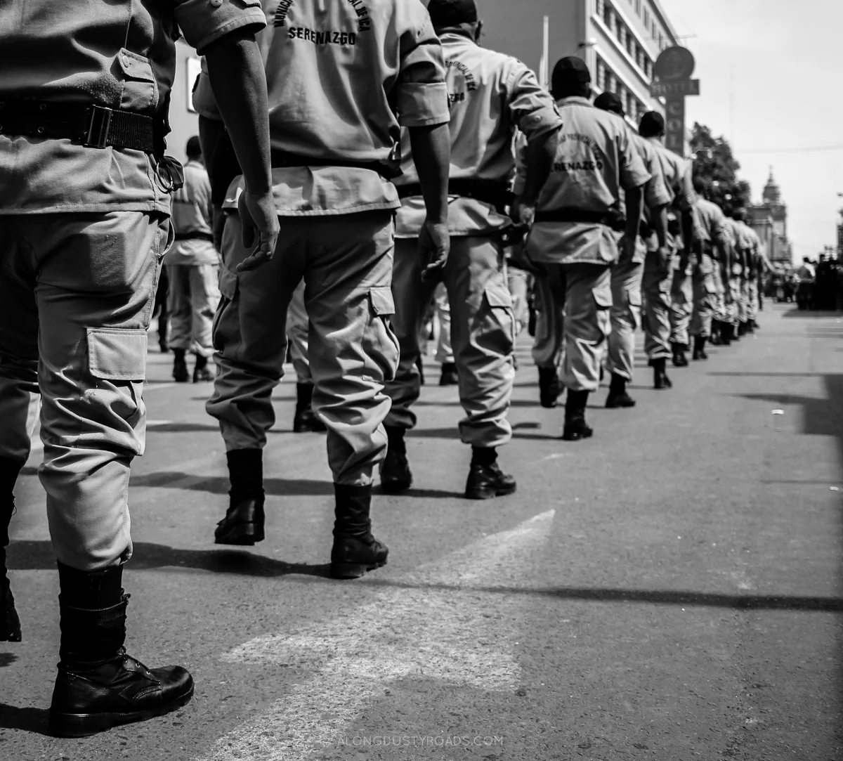 Marching in the Streets | Peruvian Independence Celebrations
