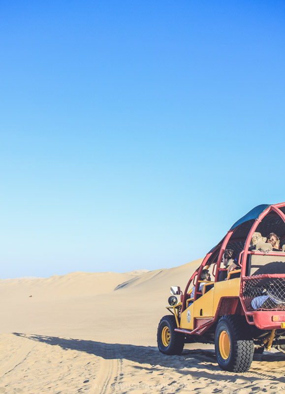 Sandboarding in Huacachina Peru