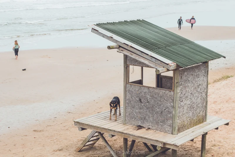 A beach cabin, Punta del Diablo, Uruguay