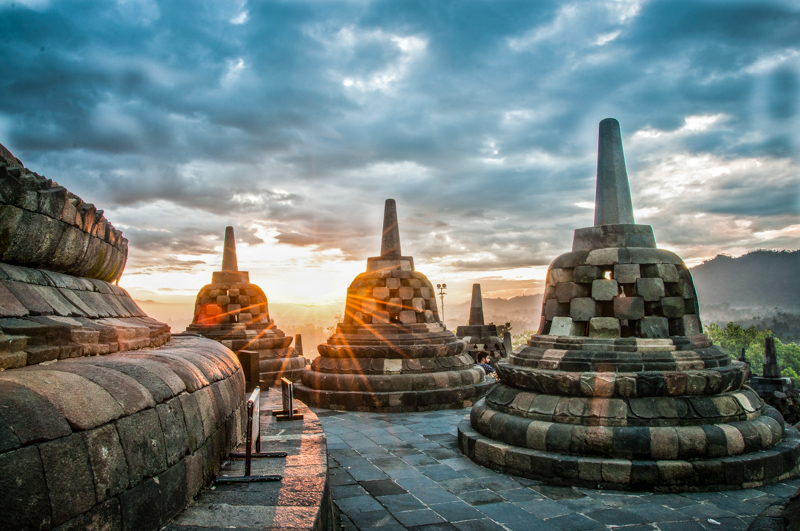 Borobudur Sunrise || Justine Hong