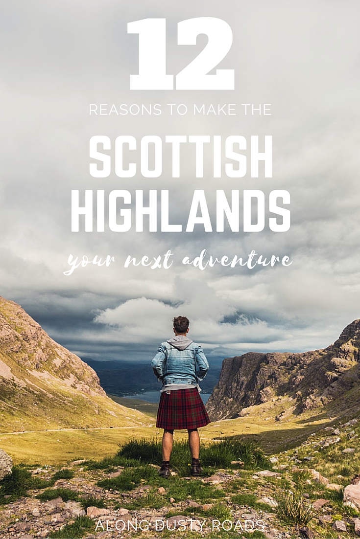 Stunning landscapes, beautiful wildlife, amazing food and a bucket-load of history - there are many reasons that a trip to the Scottish Highlands should be your next adventure, but here are 12 to get you started! Click the pin for the full article.