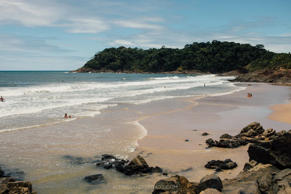Beaches in Itacaré, Brazil