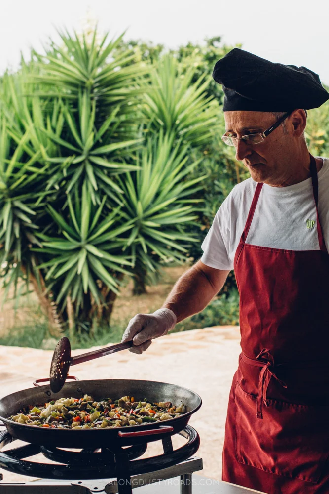 Mi Paella en el Huerto, Valencia Cooking Class Paella, Spain