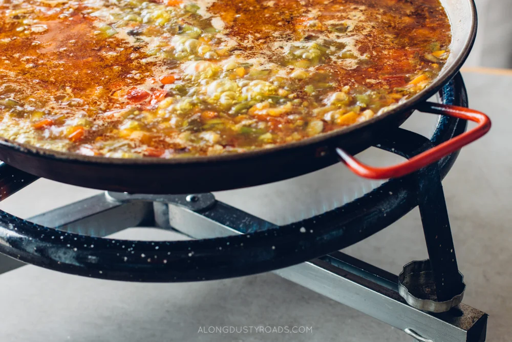 Mi Paella en el Huerto, Valencia Cooking Class Paella, Spain