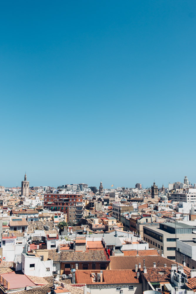 View from Las Torres de Serranos, Valencia