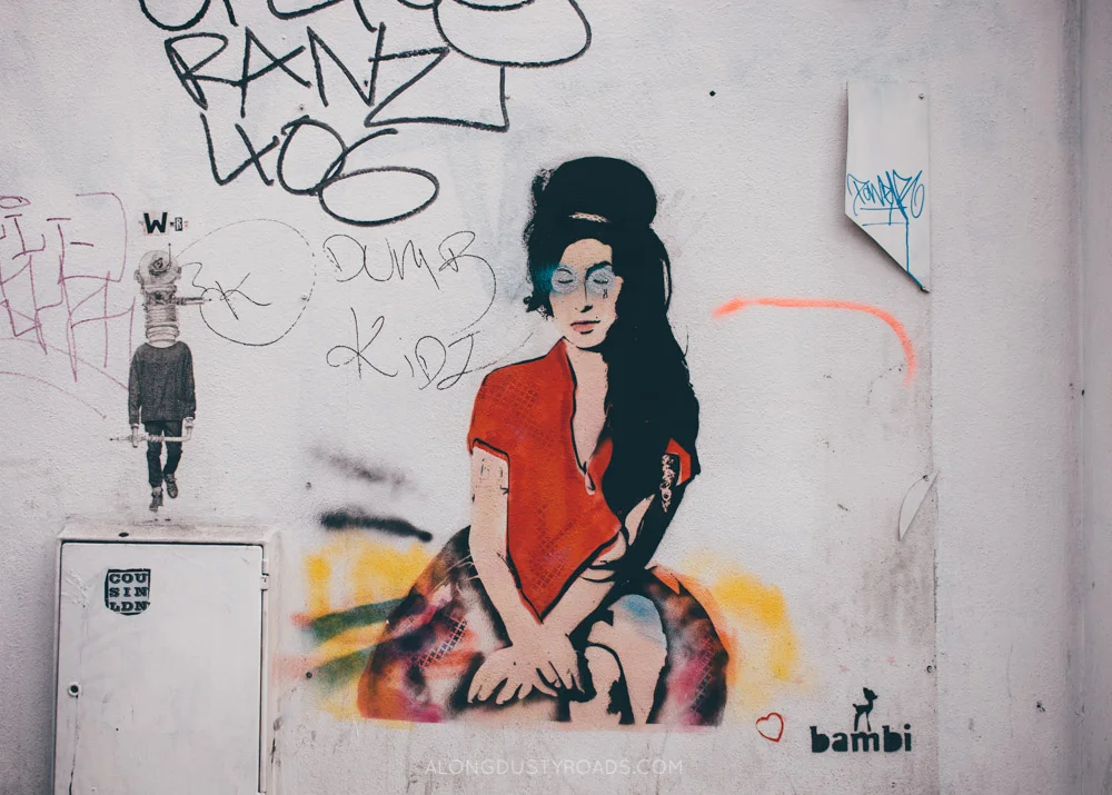 Camden street art tour, London